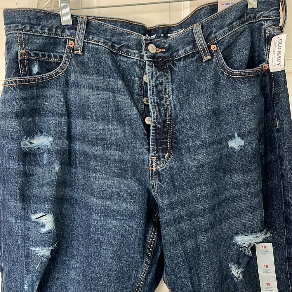 Old Navy size 18 Slouchy Straight jeans